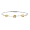 Armreif aus 950 Gold gelb 27 Diamanten 1,71ct 50x60mm