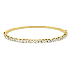 Armreif aus 750 Gold Gelbgold 31 Brillanten 2,56ct I-SI 50x60mm