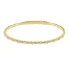 Armreif aus 750 Gold Gelbgold 13 Brillanten 0,18ct TW-PI 47x54mm