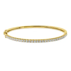 Armreif aus 750 Gold Gelbgold 30 Brillanten 1,16ct TW-VSI/SI 47x54mm