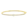 Armreif aus 750 Gold Gelbgold 43 Diamanten 0,65ct TW-SI