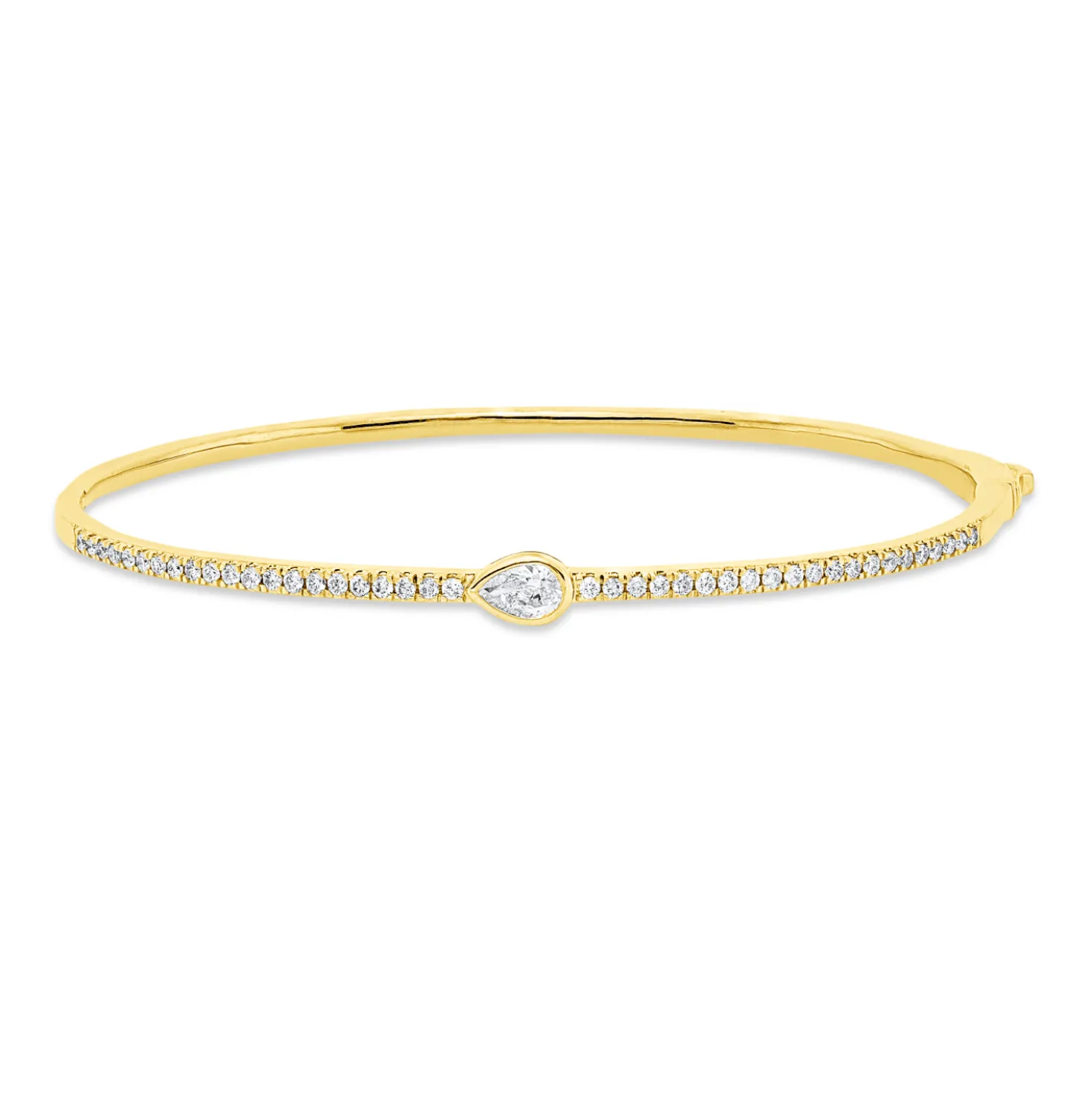 Armreif aus 750 Gold Gelbgold 43 Diamanten 0,65ct TW-SI