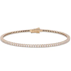 Armreif aus 750 Gold Gelbgold 86 Diamanten 1,51ct TW-SI 47x55mm