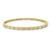 Armreif aus 750 Gold Gelbgold 46 Diamanten 1,22ct 47x57mm