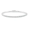 Armreif aus 750 Gold Weißgold 78 Brillanten 2,28ct TW-SI 48x58mm