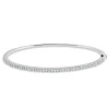 Armreif aus 750 Gold Weißgold 51 Brillanten 0,77ct TW-SI 52x60mm