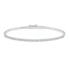 Armreif aus 750 Gold Weißgold 40 Brillanten 0,63ct W-PI 48x58mm