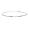 Armreif aus 750 Gold Weißgold 41 Brillanten 0,9ct W-SI 48x58mm