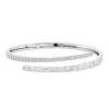 Armreif aus 750 Gold Weißgold 56 Diamanten 2,44ct TW-SI 48x55mm