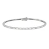 Armreif aus 750 Gold Weißgold 86 Diamanten 1,51ct TW-SI 47x55mm