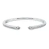 Armreif aus 750 Gold Weißgold 40 Diamanten 1,17ct TW-VSI 50x57mm