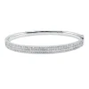 Armreif aus 750 Gold Weißgold 258 Diamanten 1,78ct 50x58mm
