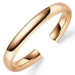 Armspange offener Armreif Armschmuck aus 585 Gold Rotgold 9mm breit oval