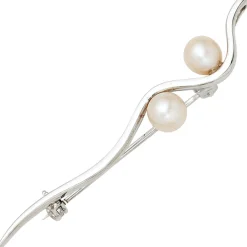 Brosche Perlenschmuck, Perle 925 Silber, Sterlingsilber