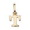Buchstabe " T " Ketten Anhänger 5,6x7,5mm Goldanhänger 333 Gold Einhänger Unisex