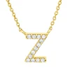 Collier aus 750 Gold Gelbgold 13 Brillanten 0,05ct TW-PI L:42cm