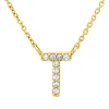 Collier aus 750 Gold Gelbgold 9 Brillanten 0,03ct TW-PI L:42cm