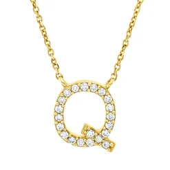 Collier aus 750 Gold Gelbgold 21 Brillanten 0,08ct TW-PI L:42cm