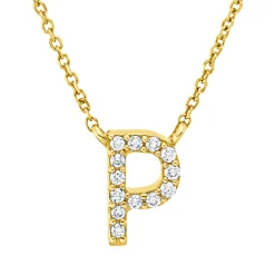 Collier aus 750 Gold Gelbgold 13 Brillanten 0,05ct TW-PI L:42cm