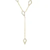 Collier aus 750 Gold Gelbgold 94 Brillanten 0,37ct TW-SI L:46cm