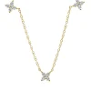 Collier aus 750 Gold Gelbgold 25 Brillanten 0,83ct TW-SI L:45,7cm