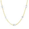 Collier aus 750 Gold Gelbgold 5 Brillanten 0,5ct TW-SI L:44,5cm