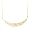 Collier aus 750 Gold Gelbgold 41 Brillanten 0,51ct TW-SI L:45,7cm