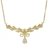 Collier aus 750 Gold Gelbgold 91 Brillanten 0,36ct TW-SI/PI L:46cm
