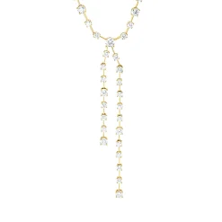 Collier aus 750 Gold Gelbgold 51 Brillanten 5,41ct W-SI