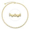 Collier aus 750 Gold Gelbgold 148 Brillanten 3,38ct W-SI L:39,5cm