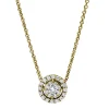 Collier aus 750 Gold Gelbgold 25 Diamanten 0,3ct TW-SI L:45cm