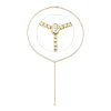 Collier aus 585 Gold Gelbgold 243 Diamanten 5,86ct W-SI/PI L:45cm