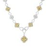 Collier aus 750 Gold gelb/weiß 549 Diamanten 6,99ct L:40,6cm