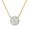 Collier aus 750 Gold gelb/weiß 30 Diamanten 0,45ct TW-SI L:45,7cm