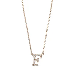 Collier aus 750 Gold Rotgold 19 Brillanten 0,08ct TW-SI L:43,2cm