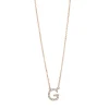 Collier aus 750 Gold Rotgold 20 Brillanten 0,08ct TW-SI L:43,2cm