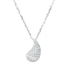 Collier aus 750 Gold Weißgold 101 Brillanten 0,77ct I-SI
