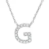 Collier aus 750 Gold Weißgold 16 Brillanten 0,06ct TW-PI L:42cm