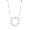Collier aus 750 Gold Weißgold 26 Brillanten 1,42ct TW-SI L:45,7cm