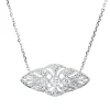 Collier aus 750 Gold Weißgold 29 Brillanten 0,46ct TW-SI/PI L:46cm