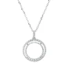 Collier aus 750 Gold Weißgold 95 Brillanten 0,51ct TW-VSI/SI L:45cm