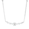 Collier aus 750 Gold Weißgold 20 Diamanten 0,79ct L:45,7cm