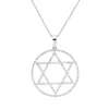 Collier aus 750 Gold Weißgold 174 Diamanten 0,44ct TW-SI L:45,7cm