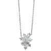 Collier aus 750 Gold Weißgold 7 Diamanten 1,92ct TW-SI L:45cm