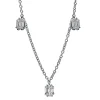 Collier aus 750 Gold Weißgold 45 Diamanten 2,23ct TW-VSI/SI L:40,6cm