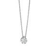 Collier aus 750 Weißgold 6 Brillanten 0,09ct TW-SI 1 Brillant 0,05ct TW-SI L:45cm