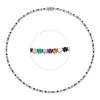 Collier aus 750 Weißgold 141 Smaragde 10,36ct grün 24 Brillanten 1,59ct TW-SI