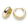 Creole Creolen 13,5x5,5mm 750 Gold Gelbgold Ohrringe Ohrschmuck rund