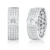 Creolen aus 750 Gold Weißgold 114 Diamanten 2,41ct F-VSI 20,2x6,7mm