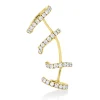Creolen Ohrmanschette aus 585 Gelbgold 39 Brillanten 0,84ct TW-VSI/SI 36,6x13,1mm